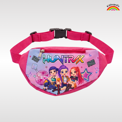 K Pop Demon Huntrix Waist Bag for Kids | Adjustable K Pop Crossbody Belt Bag | Kiddospedia