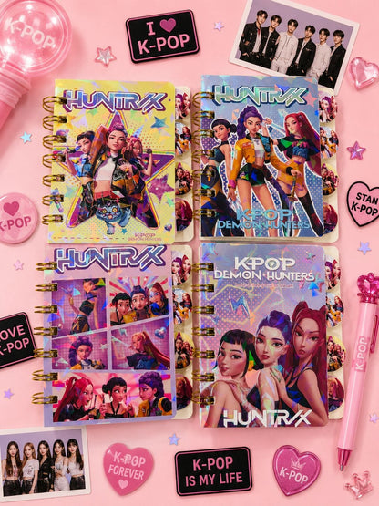 K POP Huntrix Diary for Kids | K POP Mini Diary ,SET OF 2 | Kiddospedia