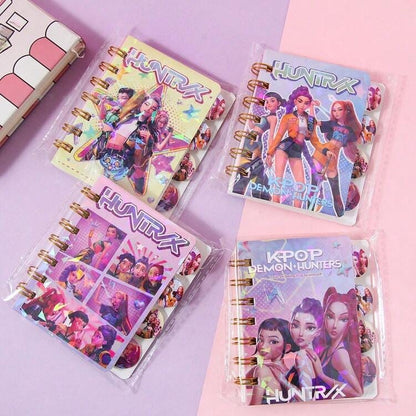 K POP Huntrix Diary for Kids | K POP Mini Diary ,SET OF 2 | Kiddospedia