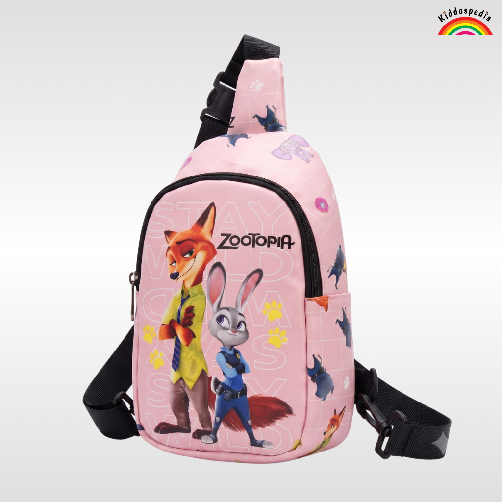 Zootopia Chest Bag for Kids | Crossbody Sling & Shoulder Bag | Kiddospedia