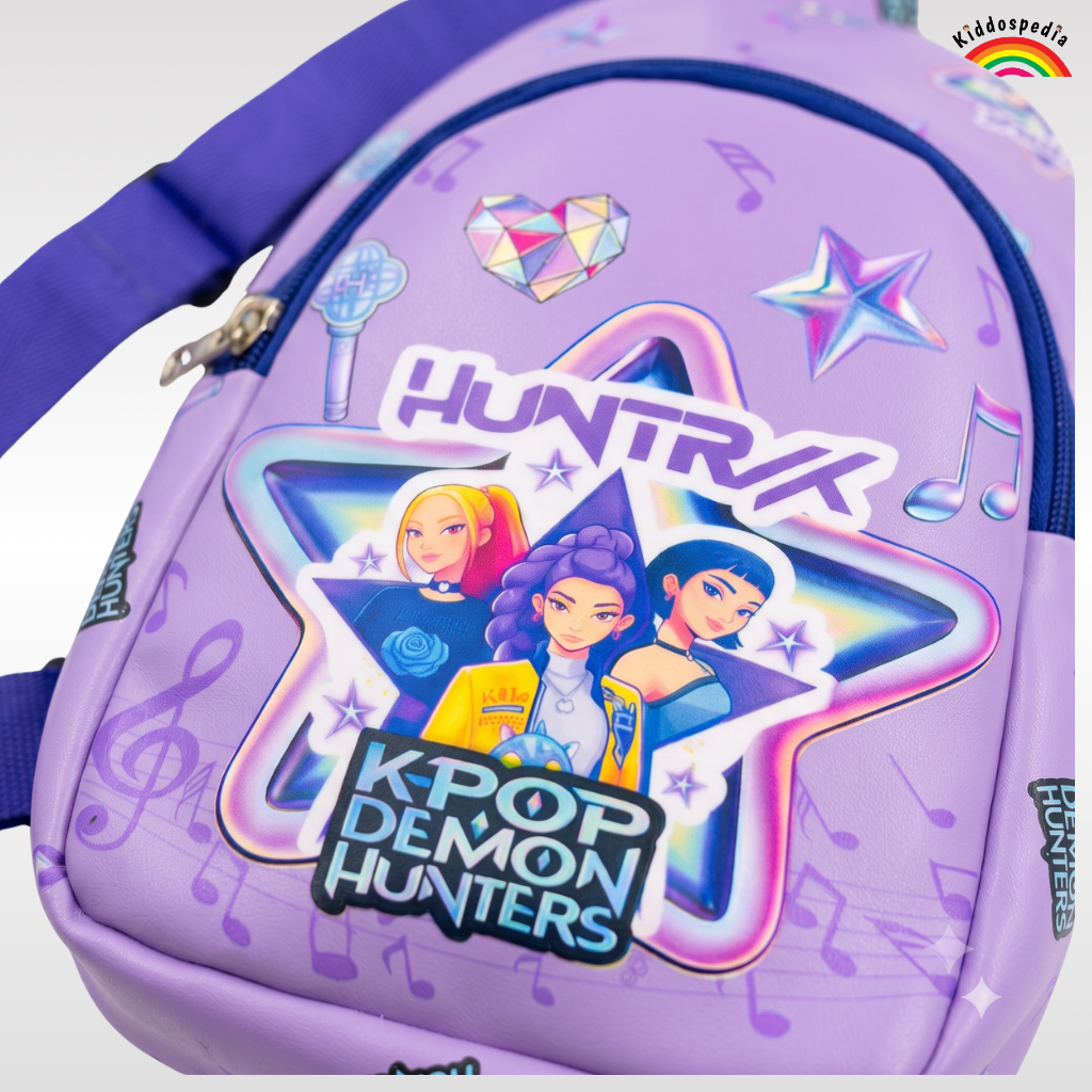K-Pop Demon Huntrex Crossbody Chest Bag for Kids | Kiddospedia