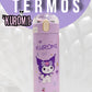 Stainless Steel Kuromi Water Bottle , Kuromi Sipper with Straw – 350 ML - Kiddospedia