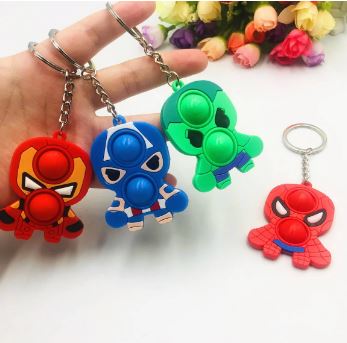 Spiderman School Combo - A5 Diary + Superhero Pencils + Pop-it Keyring