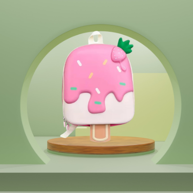 Ice Cream Bag for Kids, Hard-shell Ice cream Backpack for Preschool Kids, Picnic bag (14 Inch) - Kiddospedia