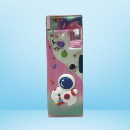 Space Theme School Combo – Kids Backpack, Water Bottle, Lunch Box & Pencil Box Set - Kiddospedia