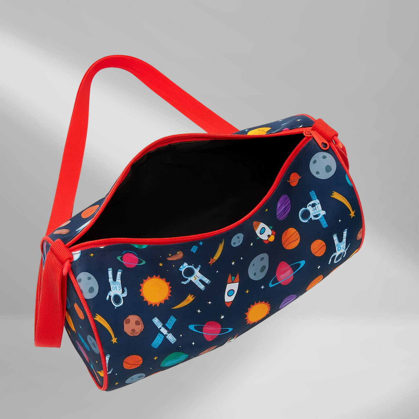 Astronaut Duffle Bag for Kids , Space Theme Duffel Bag with Side Pocket - Kiddospedia