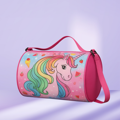 Unicorn duffle bag for girls – Kiddospedia