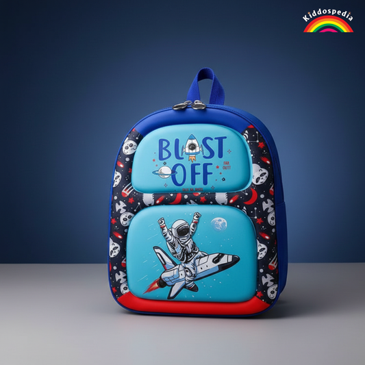 Kids 14 Inch Astronaut Space Theme Lightweight School Bag | Kiddospedia