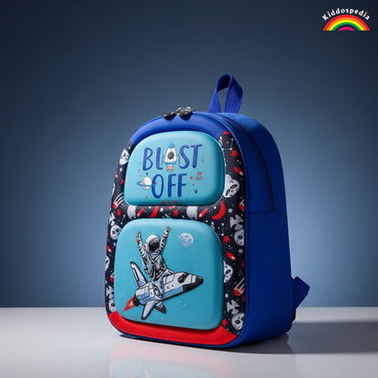 Kids 14 Inch Astronaut Space Theme Lightweight School Bag | Kiddospedia