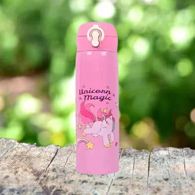 Unicorn Insulated Stainless Steel  Water Bottle for Kids (500ML) - Kiddospedia