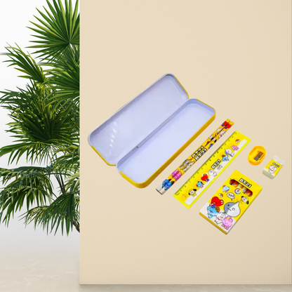 BT21 Stationery Combo - Gift Set + Superhero Pencil & Pen - Kiddospedia