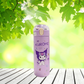 Stainless Steel Kuromi Water Bottle , Kuromi Sipper with Straw – 350 ML - Kiddospedia
