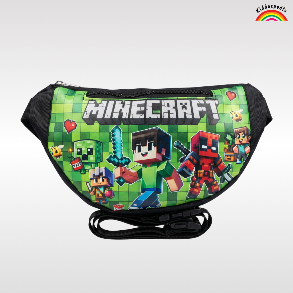 Minecraft Waist Bag for Kids | Belt Bag & Fanny Pack | Kiddospedia