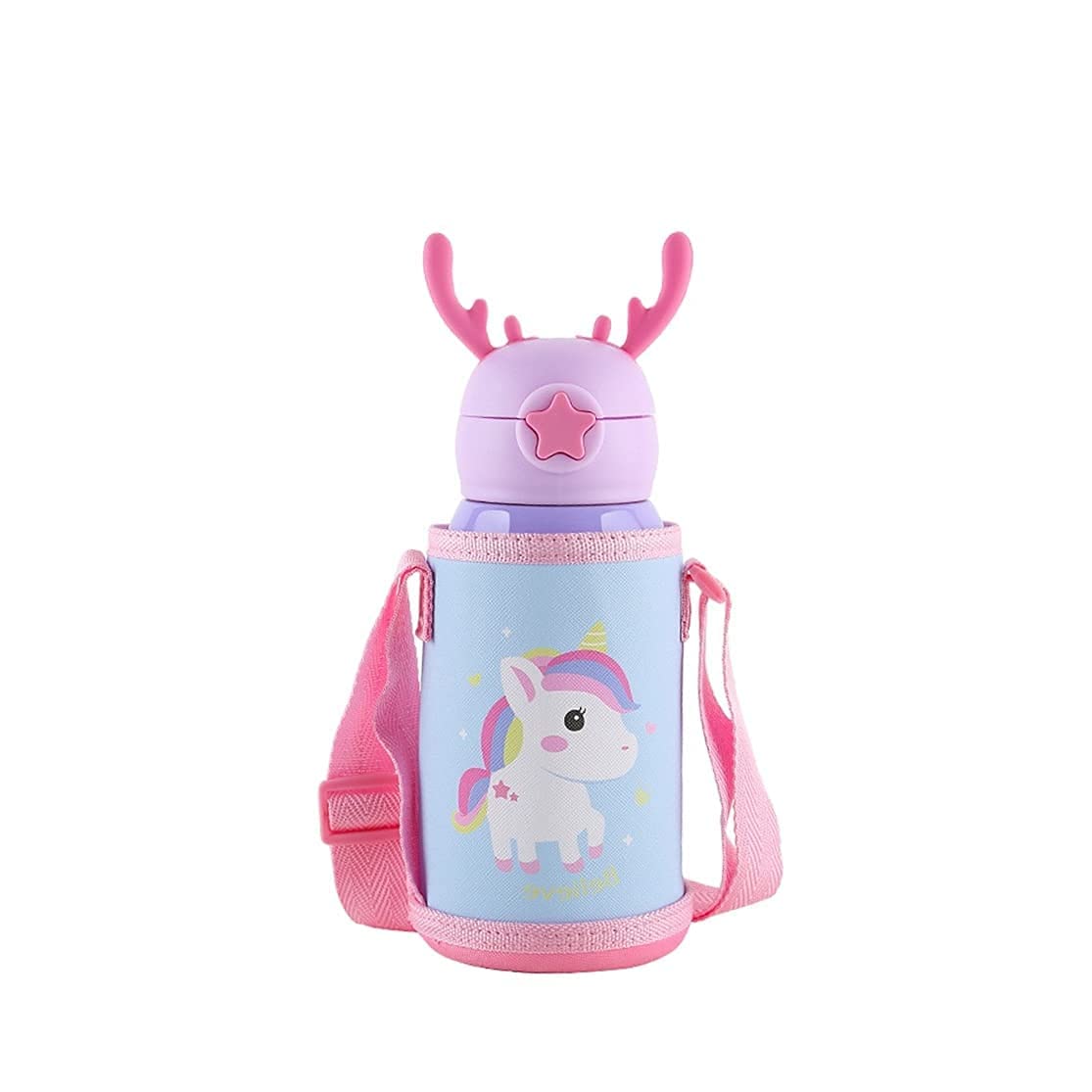Unicorn Bunny Water Bottle for Kids – Leak-Proof & Easy Clean - Kiddospedia
