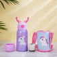 Unicorn Bunny Water Bottle for Kids – Leak-Proof & Easy Clean - Kiddospedia