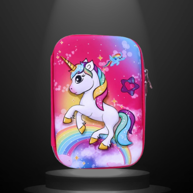 Unicorn Hardtop Large Capacity Stationery Box - Kiddospedia