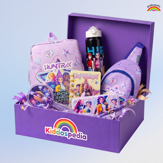 KPOP Demon Hunters Ultimate Fan Hamper – 7 Items Gift Set | Huntrix | Kiddospedia