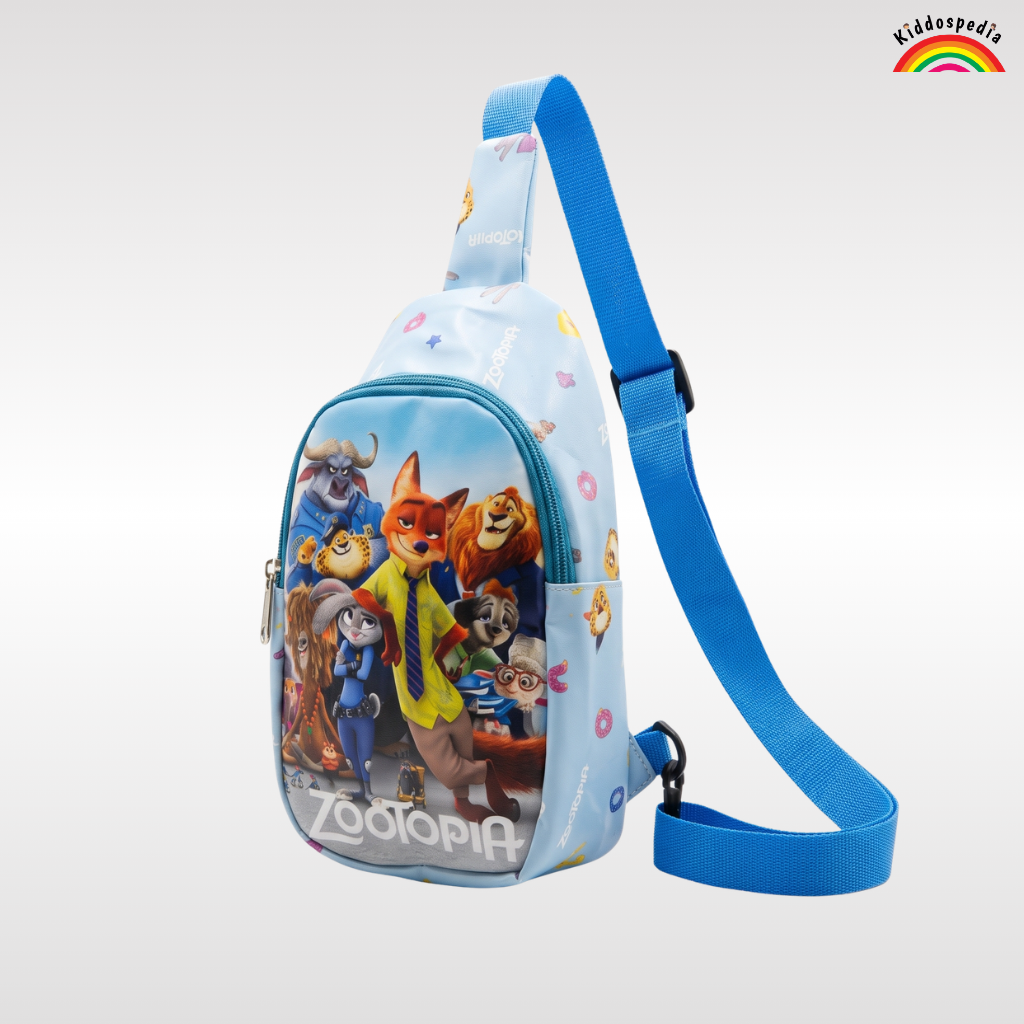 Zootopia Chest Bag for Kids | Crossbody Sling & Shoulder Bag | Kiddospedia